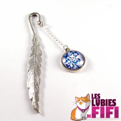 Marque-page papillons : papillons bleus