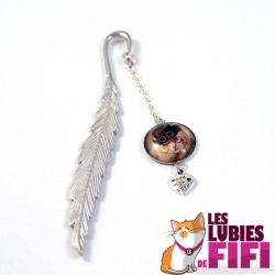 Marque-page chat : le chat magicien