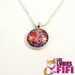 Collier hindou : floral paisley n°02