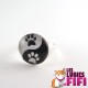 Bague chat : patte de chat version yin and yang