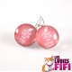 Boucle d’oreille chat : keep calm and love cats sur fond rose