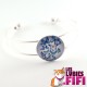 Bracelet papillon : papillons bleus