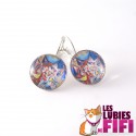 Boucle d’oreille chat : duo de chats Brunsperger