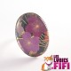 Bague fleur : duo de fleurs violettes