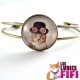 Bracelet chat steampunk : le chat et son chapeau melon