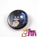 Badge chat : Noisette Batman