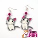 Boucle d’oreille chat : Chi le chat