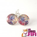 Boucle d’oreille chat :  chat multicolore Brunsperger