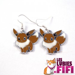 Boucles d'oreille Pokemon : Evoli