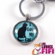 Porte-clé chat : I love my Cat