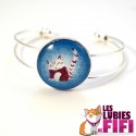 Bracelet chat : le chat by Poupidipoupi