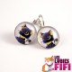 Boucle d’oreille chat :  Bastet