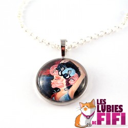 Collier : le flamant rose