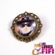 Broche chat : le chat cow-boy