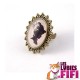 Bague vintage : profil femme vintage