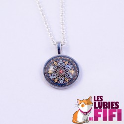 Collier mandala : oriental mandala n°08