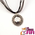 Collier chat : chat alors miaou miaou