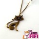 Collier chat : duo de chats Brunsperger 