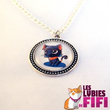 Collier chat : Bastet