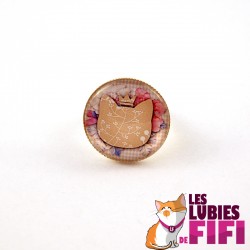 Bague chat : chat liberty et sa couronne