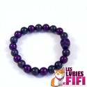 Bracelet : skull violet