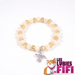 Bracelet perles : colibri