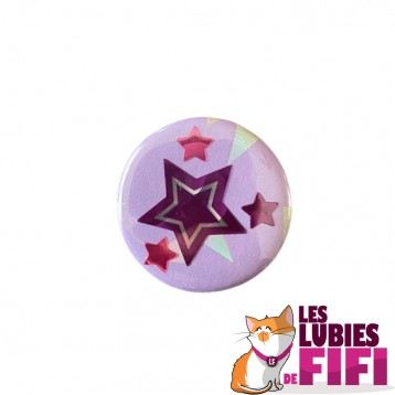 Badge étoile scintillante