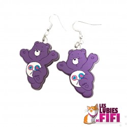 Boucles d’oreilles Bisounours Groscadeau