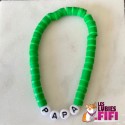 Bracelet papa vert forêt