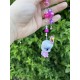 Porte clé Pet Shop chat Rose 