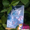 Marque page dragon Nevalis – carte énergétique de glace (7,5 × 10 cm)