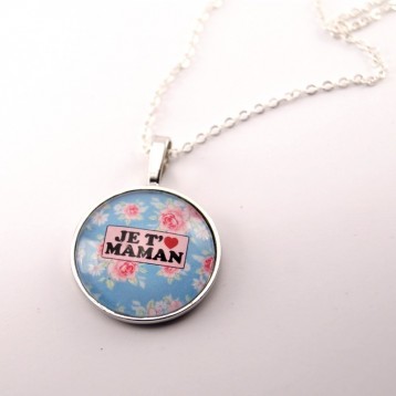 Collier maman : je t'aime maman